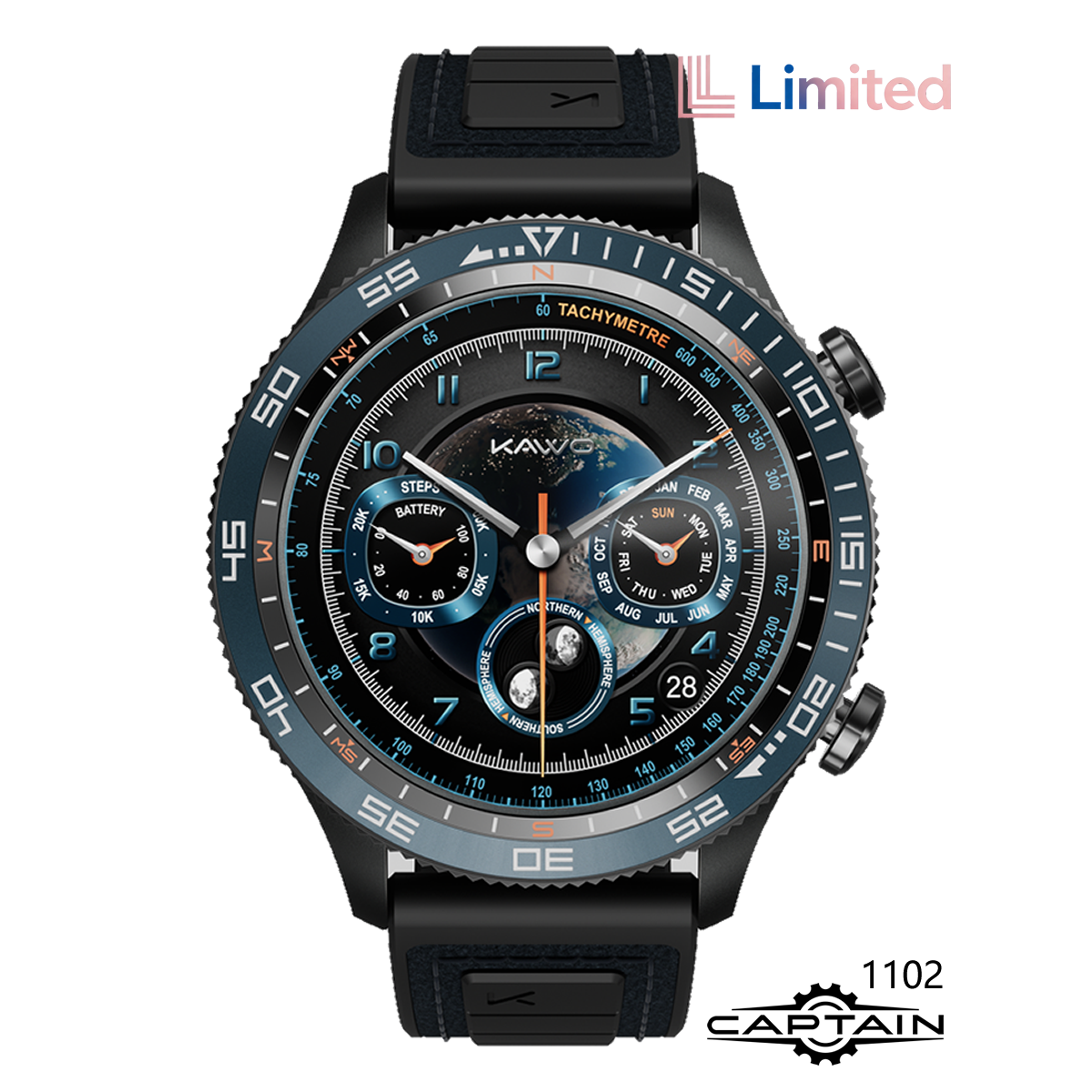 KAVVO Captain One - Titanium Black