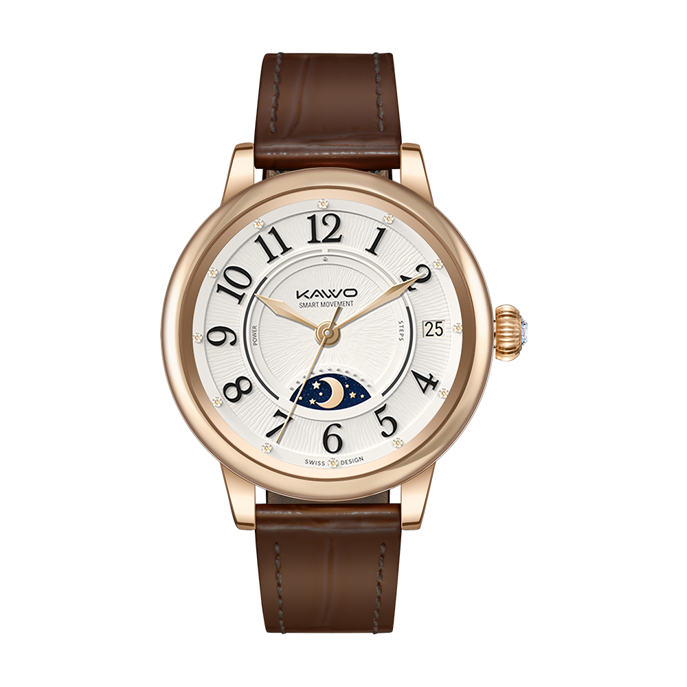 KAVVO Date - Pink Gold - 18K Gold Plated - Luxury Giftbox