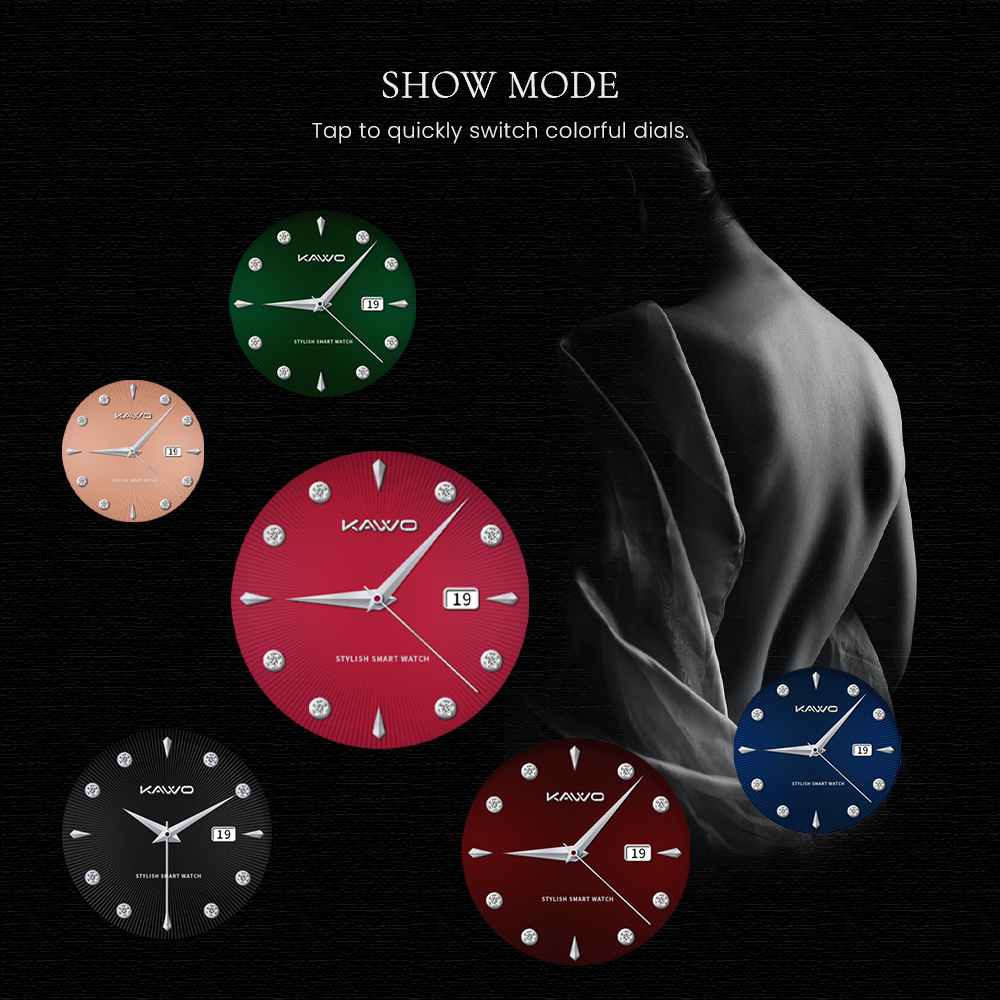 KAVVO Date - White Gold - Baby Pink Strap