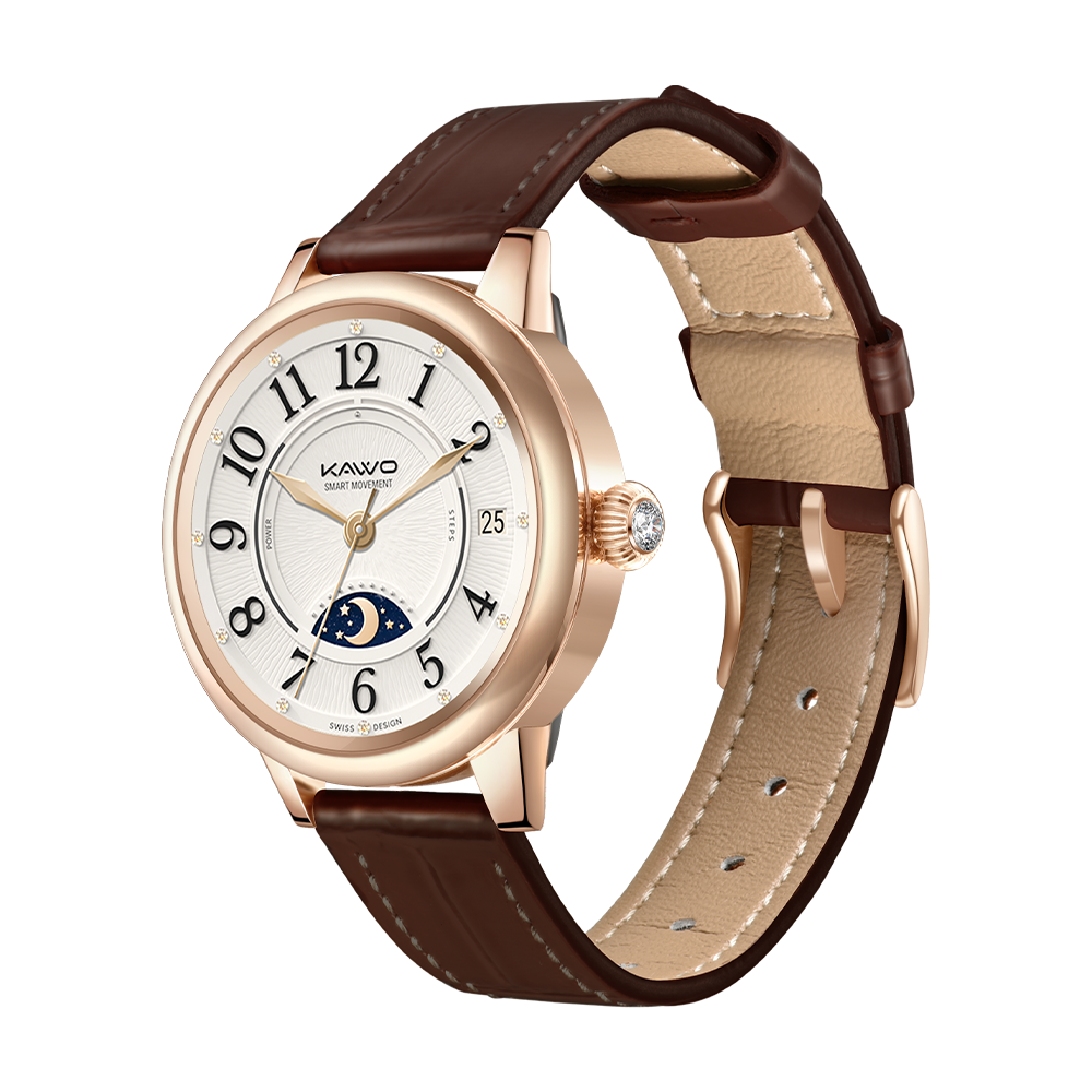 KAVVO Date - Pink Gold - 18K Gold Plated - Luxury Giftbox