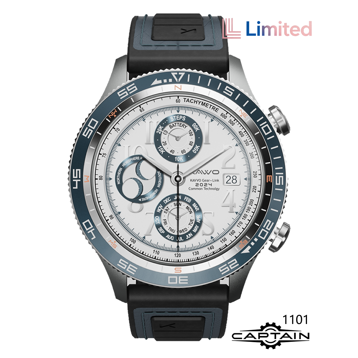 KAVVO Captain One - Titanium Silver