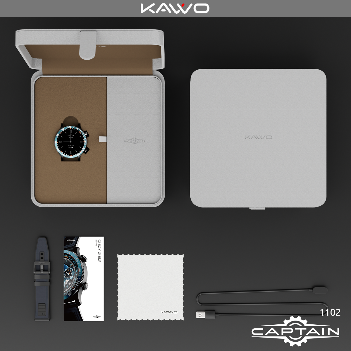 KAVVO Captain One - Titanium Black