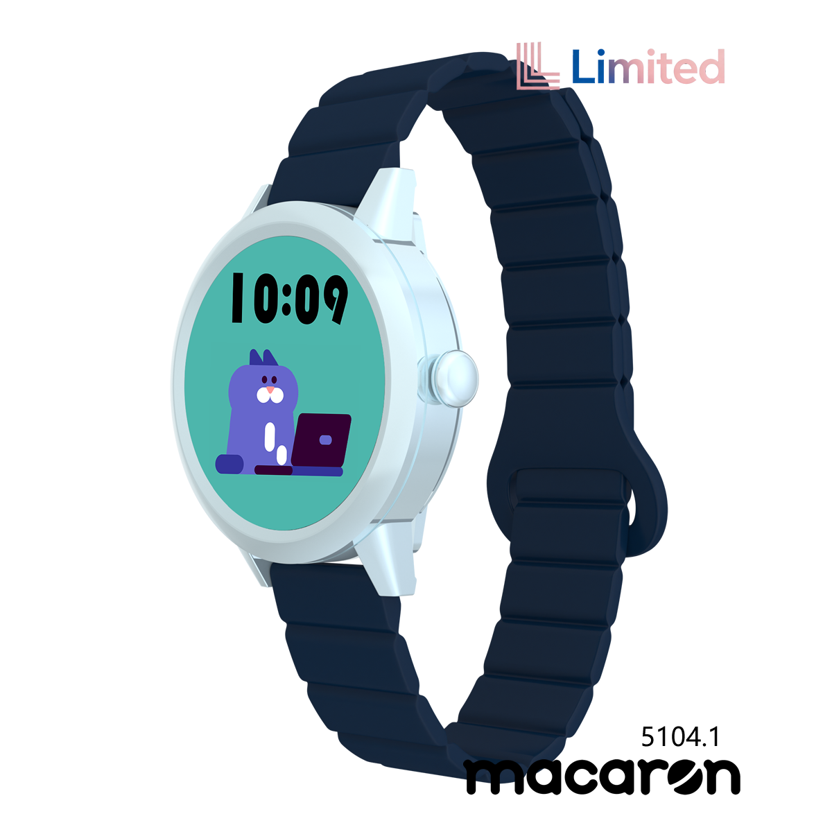 KAVVO Macaron - Sierra Blue - Navy Blue Strap