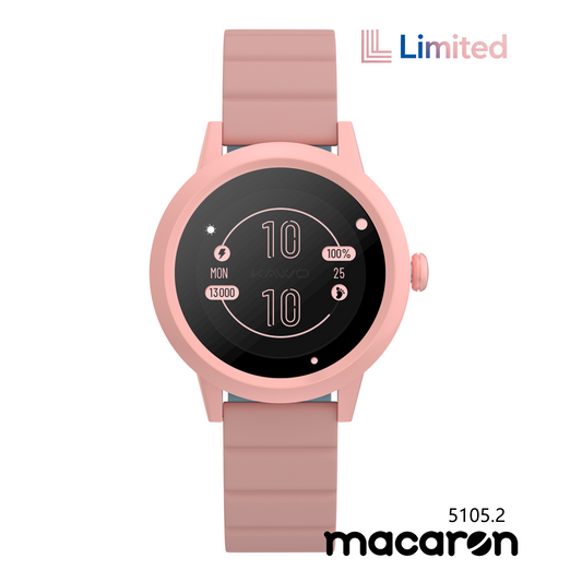 KAVVO Macaron - Sakura Pink - Pink & Blue Strap